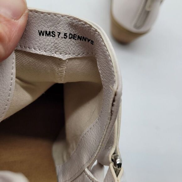 NEW dv Dolce Vita Kramer Ivory ankle Bootie Boots Womens sz 7.5 buckle western - Picture 7 of 9